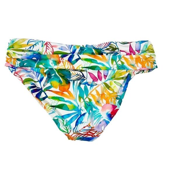 LRL Lauren Ralph Lauren Multicolored Bikini Bottom Size Large - Picture 2 of 5